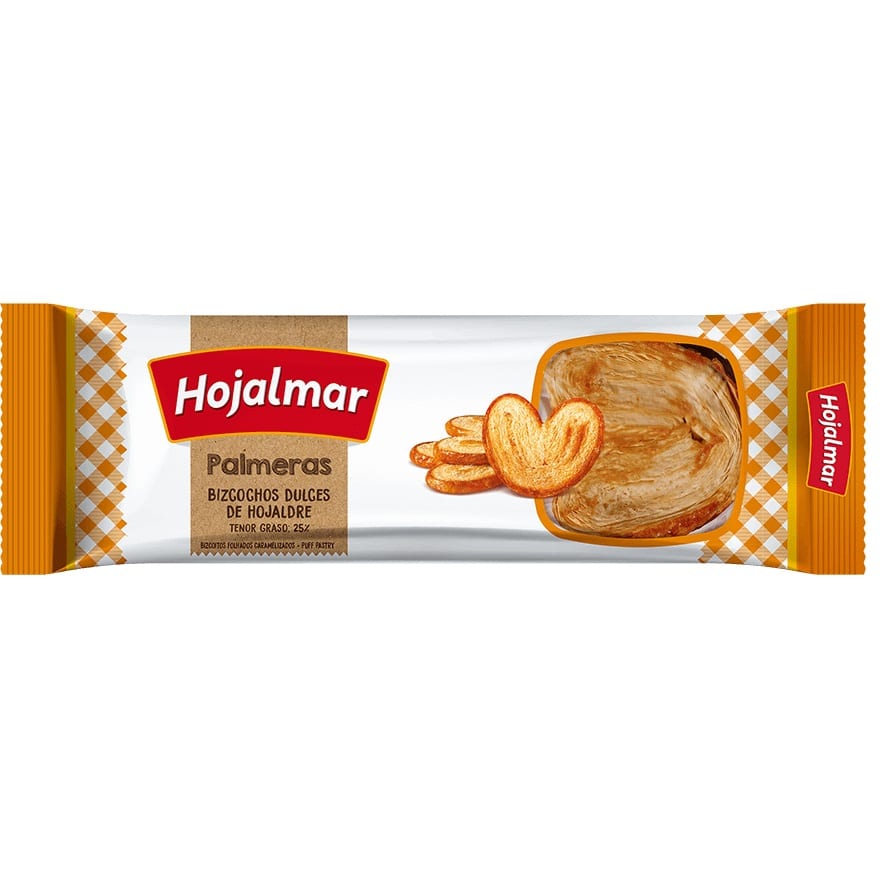 GALLETITAS HOJALDRE PALMERAS HOJALMAR 150grs